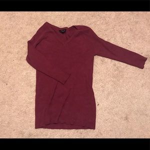 Burgundy Long Sleeve Shirt